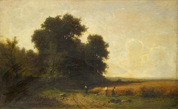 Harvest at the Border of a Forest 1872