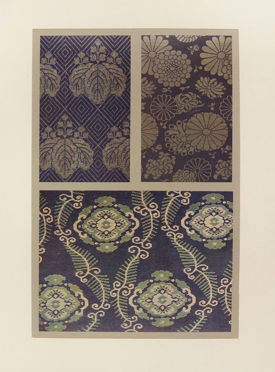 Paulownia stylisé  fleurs de chrysanthème stylisées  motifs dornement 1913