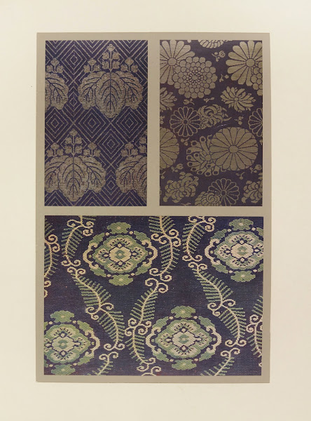 Paulownia stylisé  fleurs de chrysanthème stylisées  motifs dornement 1913