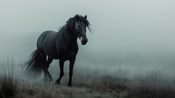 Black Horse Wallpaper