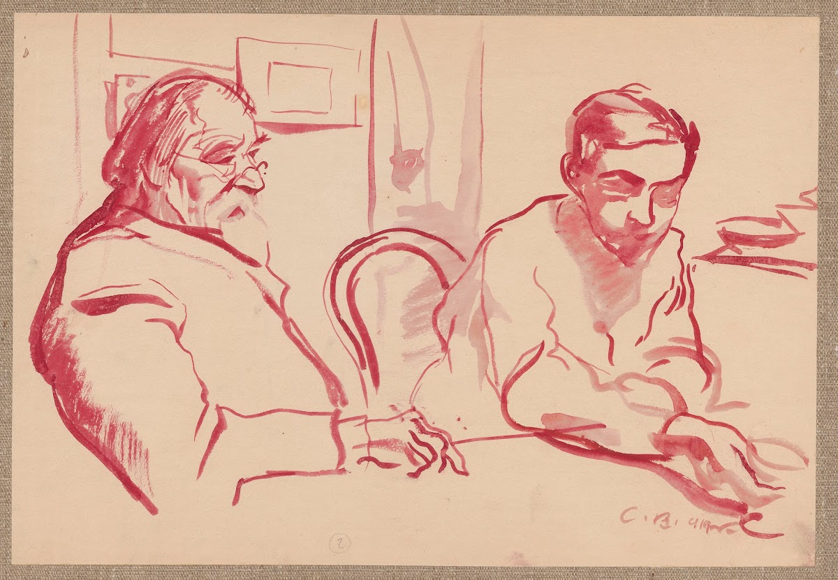 Teacher PKVeresov and Lev N Sklifosovsky 1919