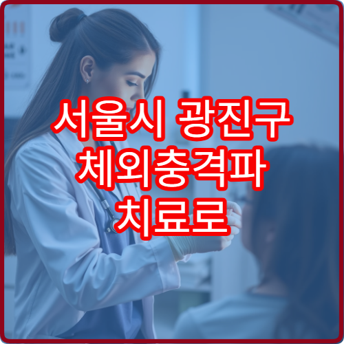 서울시 광진구 체외충격파 치료로 만성 통증 관리 가능한 정형외과 병원