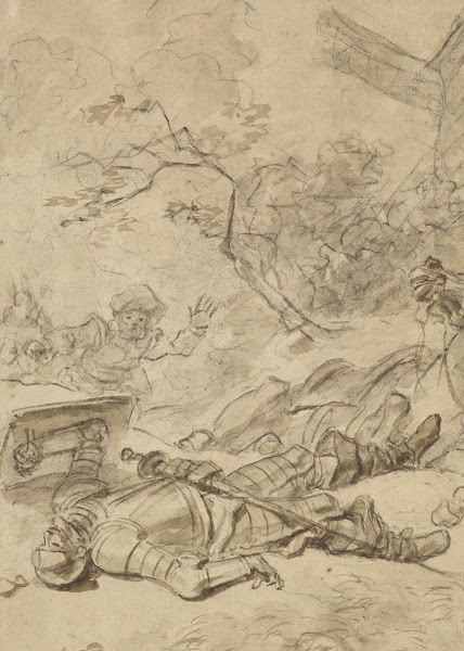 Don Quixote Defeated by the Windmill 1780s