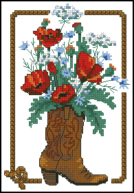 DIM06964 Cowboy Bouquet