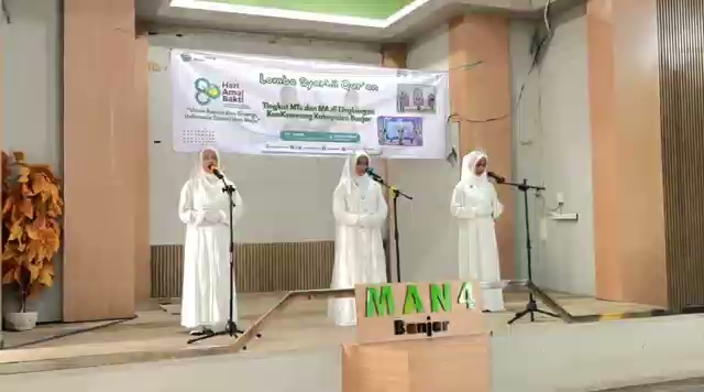 Keseruan lomba HAB kemenag