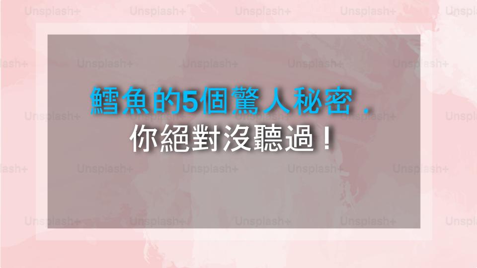 鱈魚的5個驚人秘密，你絕對沒聽過！