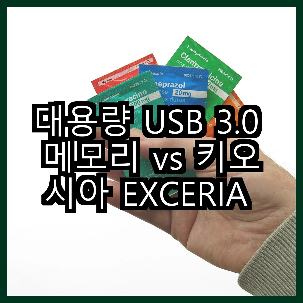 대용량 USB 3.0 메모리 vs 키오시아 EXCERIA 마이크로 카드, 어느 쪽이 더 실용적일까? 썸네일
