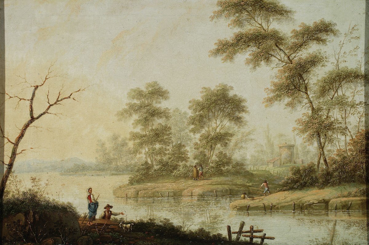 Landscape  rivulet bank 1768