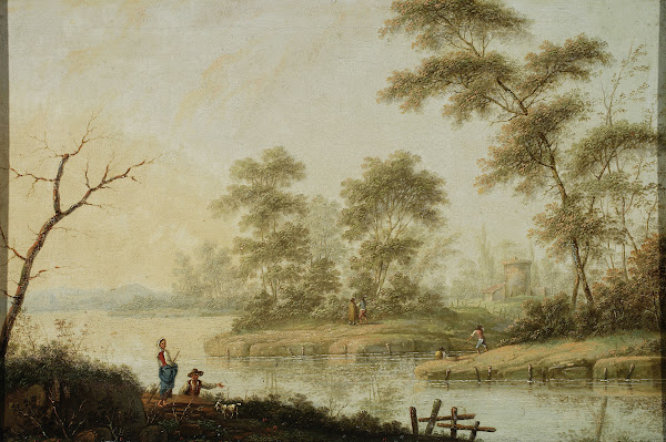 Landscape  rivulet bank 1768