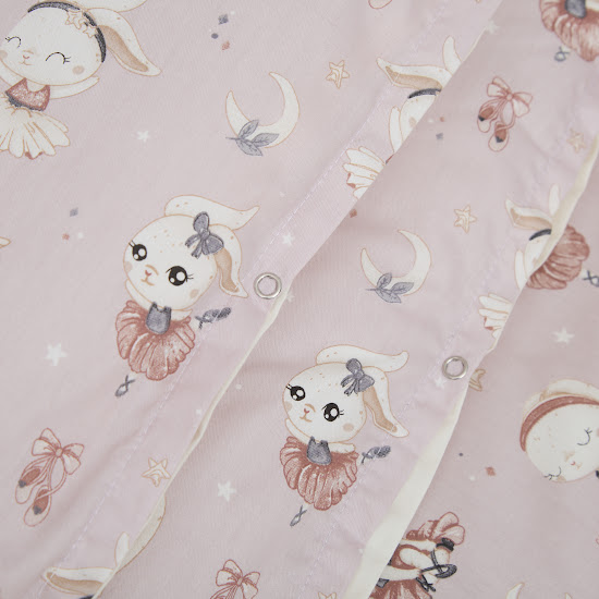 Children's changeable bedding set 4 el Twins Satin Limited Ballerina pink