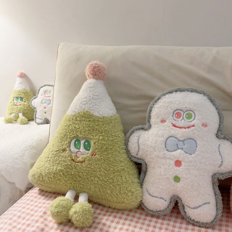 Christmas decorative pillow, plush, various motifs