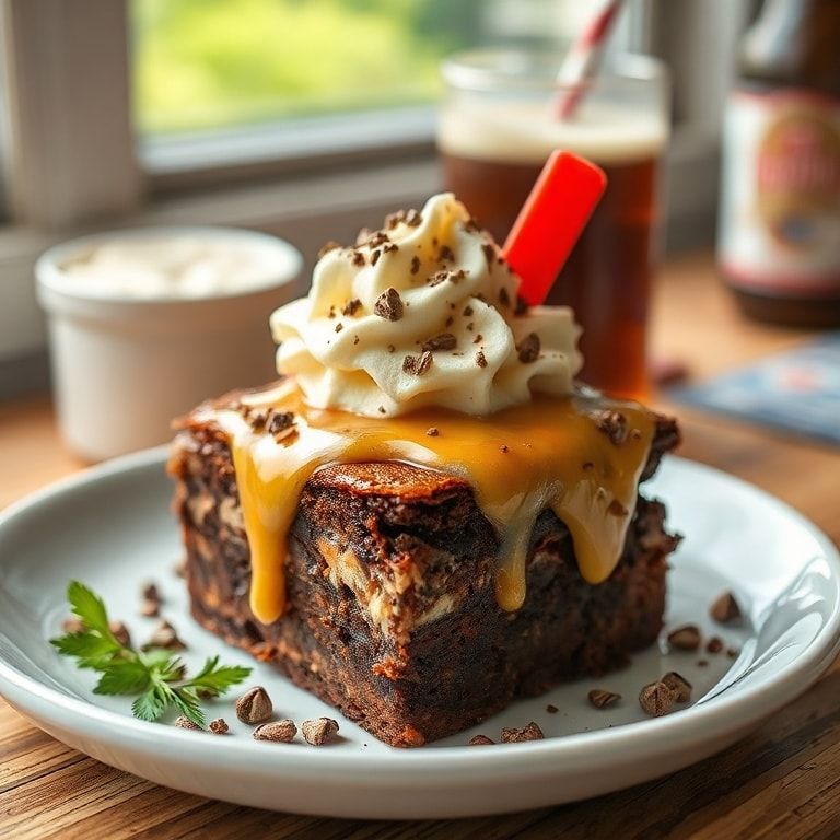 Root Beer Float Brownies: Irresistibly Fudgy Summer Delight – Easy Homemade Fudgy Treat