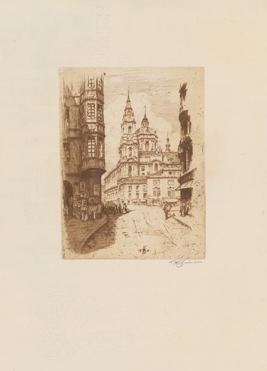 St Nicholas Cathedral on the Malá Strana 1911