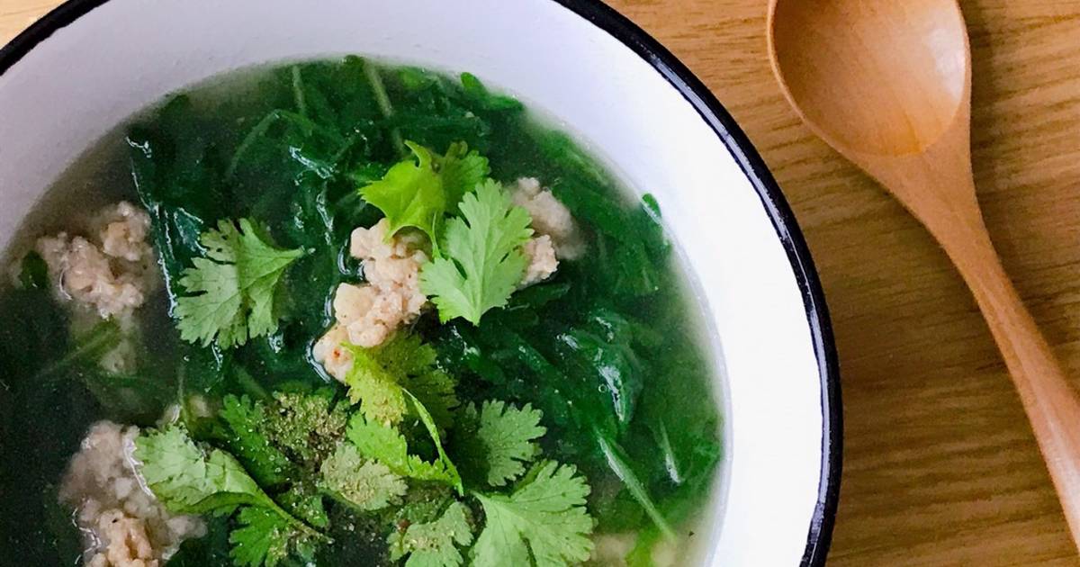 Canh Cải Rocket Thịt Băm