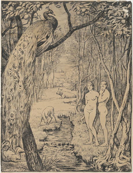 Paradise paradise with peacock 1892