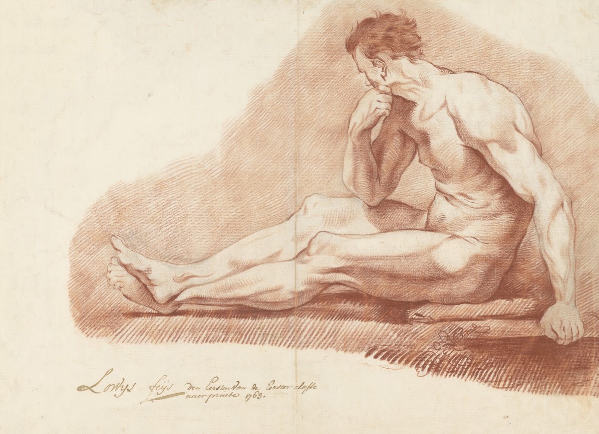 Seated Male Nude 1763