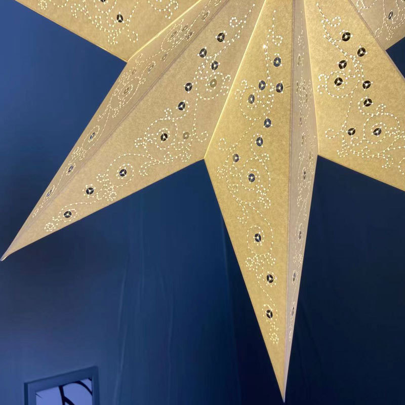 Seven-pointed Paper Star Lampshade