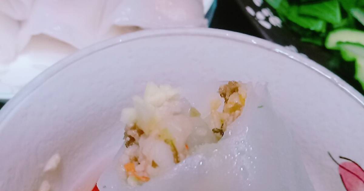 Bánh cuốn(bánh ướt) từ bánh tráng