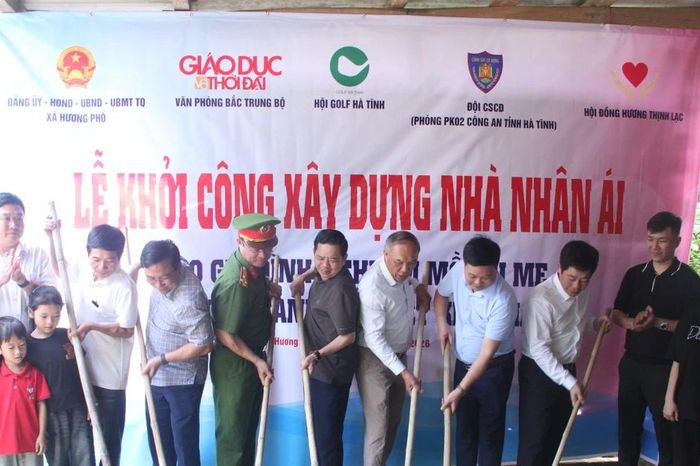 Khởi công nhà nhân ái cho 5 chị em có hoàn cảnh khó khăn ở Hà Tĩnh - Báo Giáo Dục &amp; Thời Đại