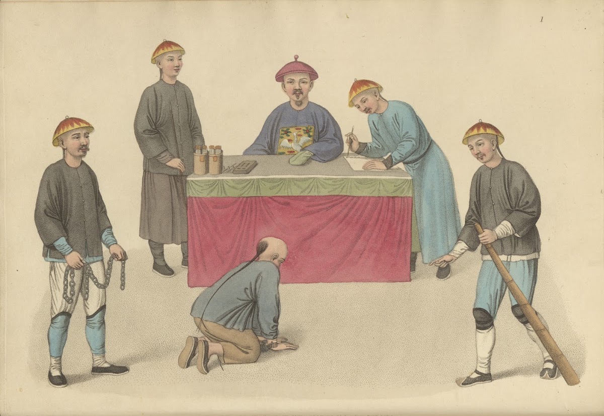 A culprit before a magistrate 1801