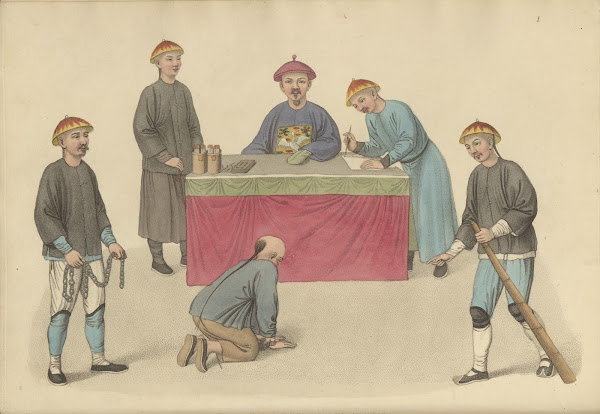 A culprit before a magistrate 1801