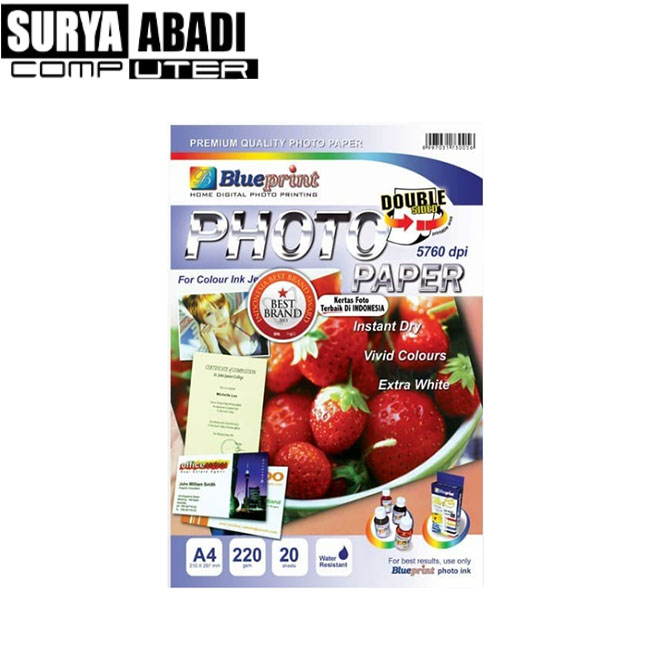 KERTAS BLUEPRINT INKJET DOUBLE SIDE