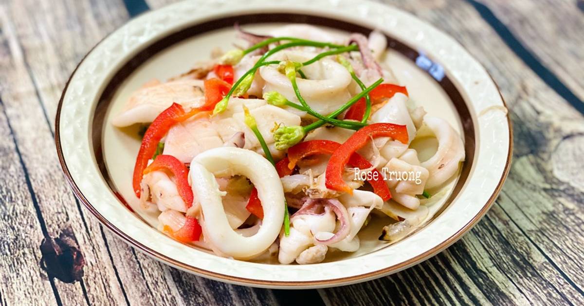 Mực Xào Riềng