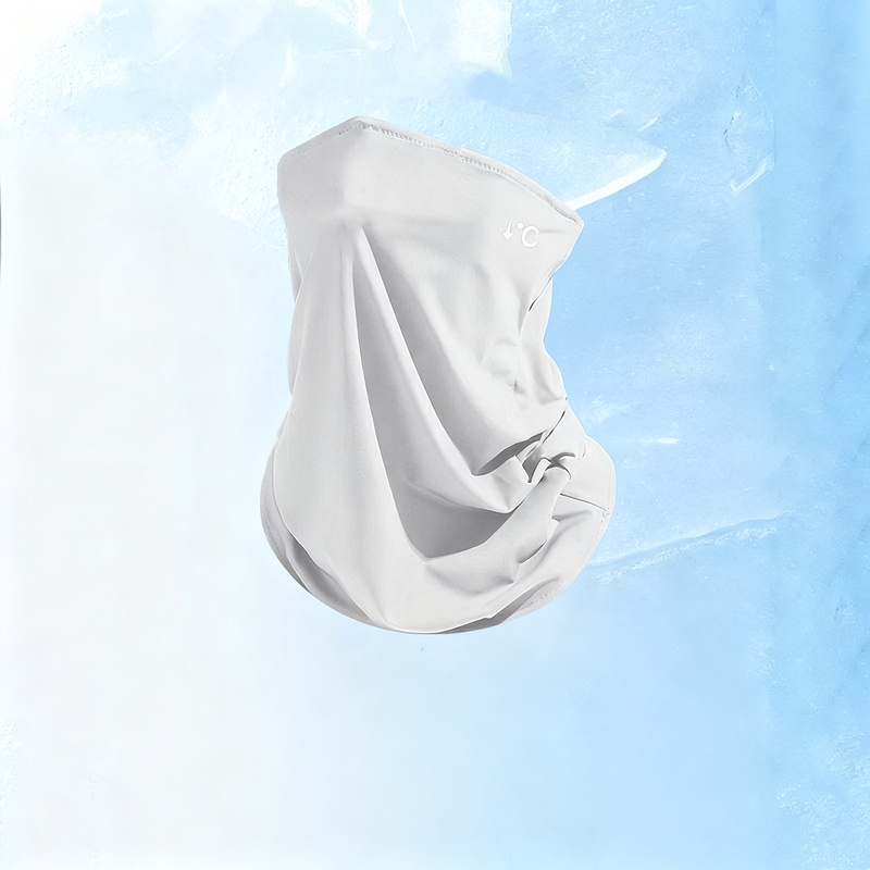 UV-Schutz-Gesichtsmaske mit Ohrschlaufen und Nackenschutz