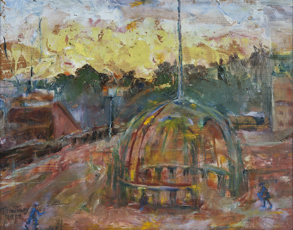 Sunrise in Södertälje 1892