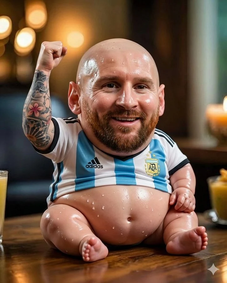Figura de caricatura hiperrealista 8K con proporciones exageradas