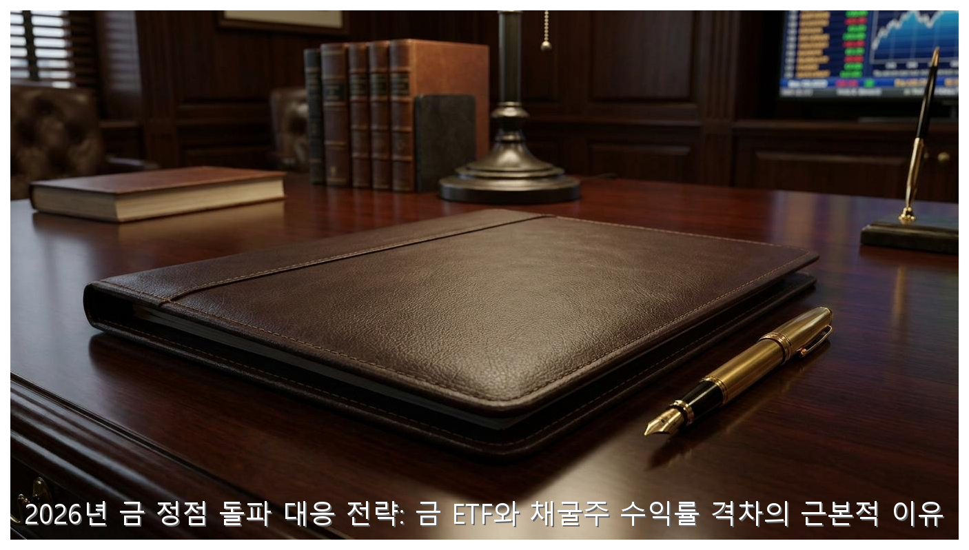 2026년 금 정점 돌파 대응 전략: 금 ETF와 채굴주 수익률 격차의 근본적 이유 핵심 안내 및 분석 인포그래픽 (4)