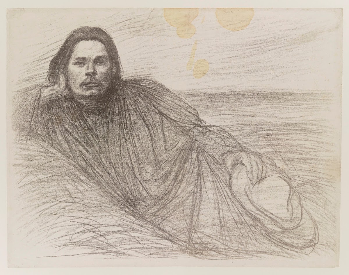 Maxime Gorki étendu 1905