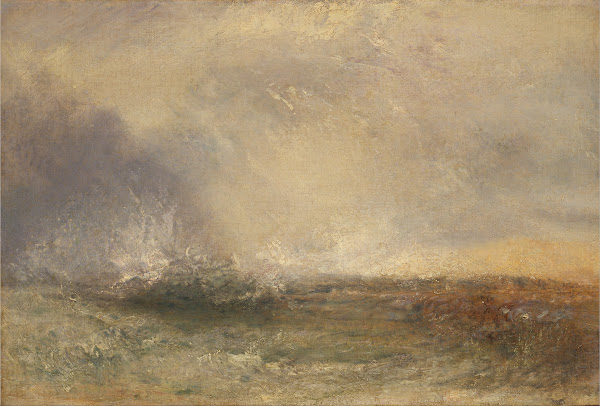 Stormy Sea Breaking on a Shore 1840  1845