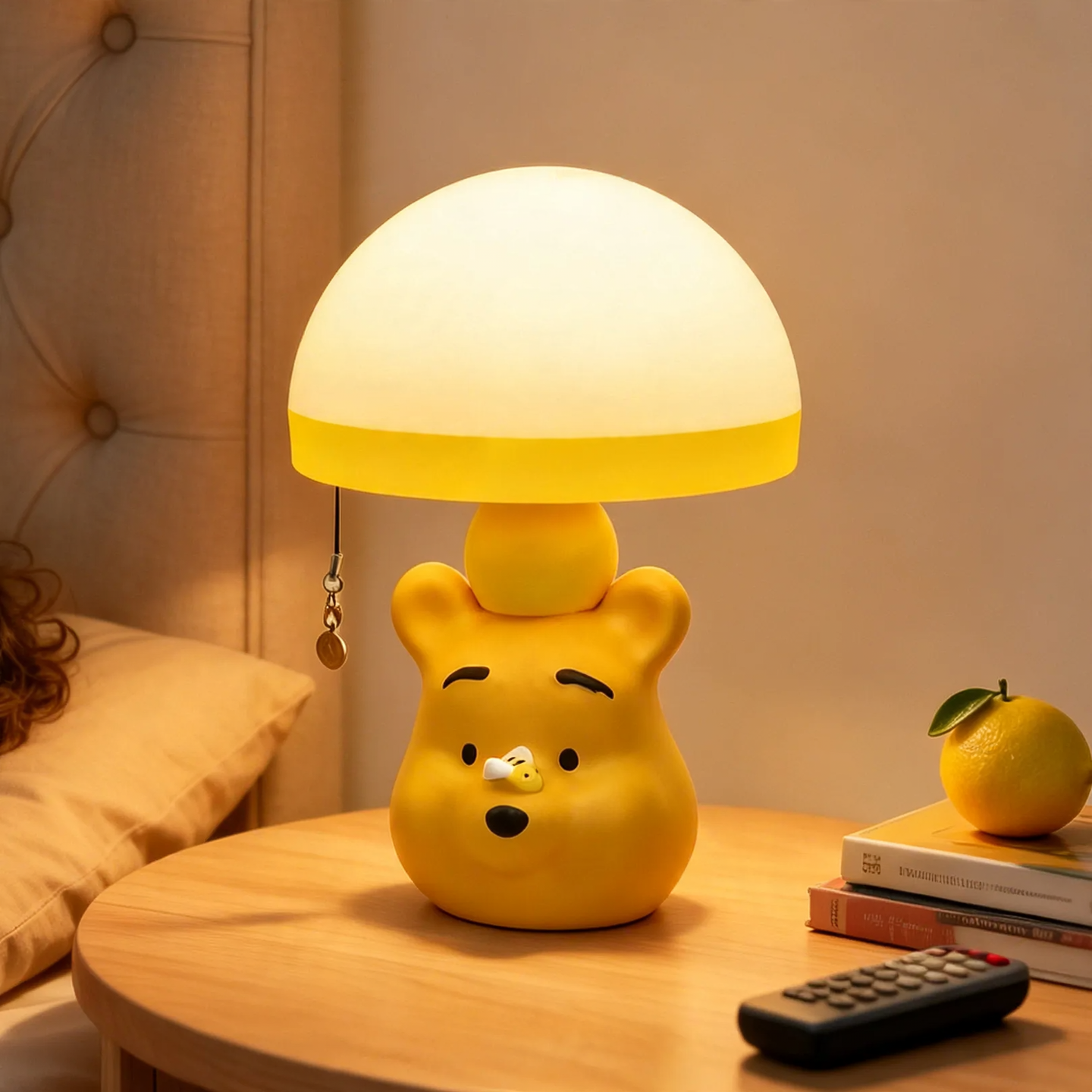 Table lamp bear, cartoon design