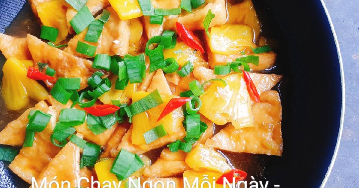 Đậu hũ kho thơm chay