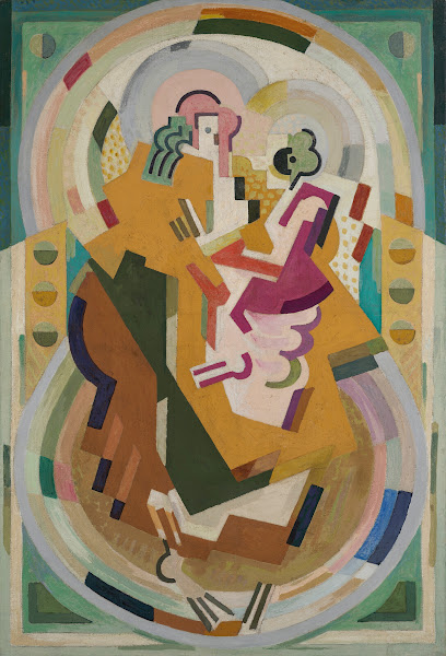 Figure suggérée dans une peinture mesure cadence rythme 1935