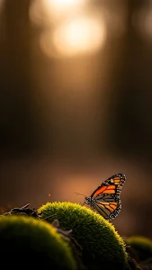 Serene Mountain Range with Low Hanging Mist