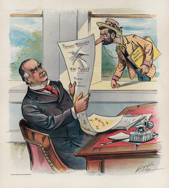 The yellow pest  putting its nose into everything 1898