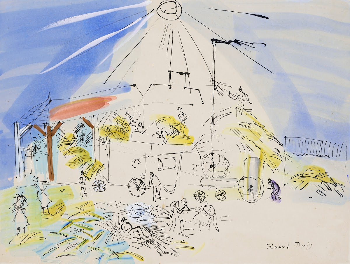 Dépiquage au soleil 1943