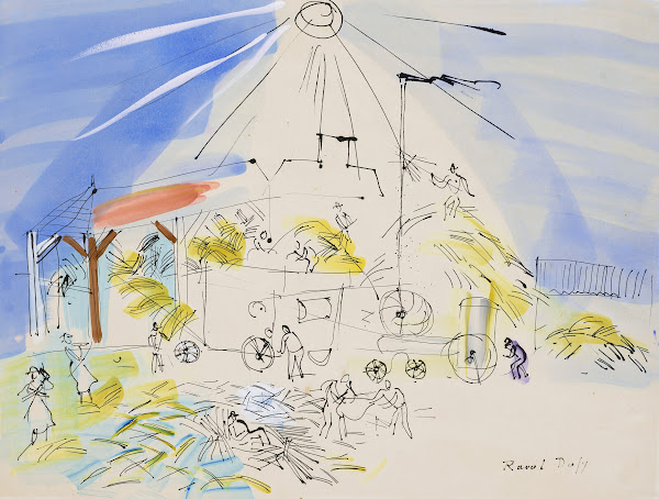 Dépiquage au soleil 1943