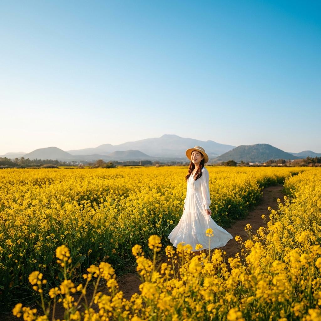 2026년 제주 유채꽃, 언제 가장 예쁠까? (개화 시기 & 최적 방문 타이밍)