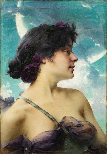 Portrait of a Lady as Diana also called A beauty in violet