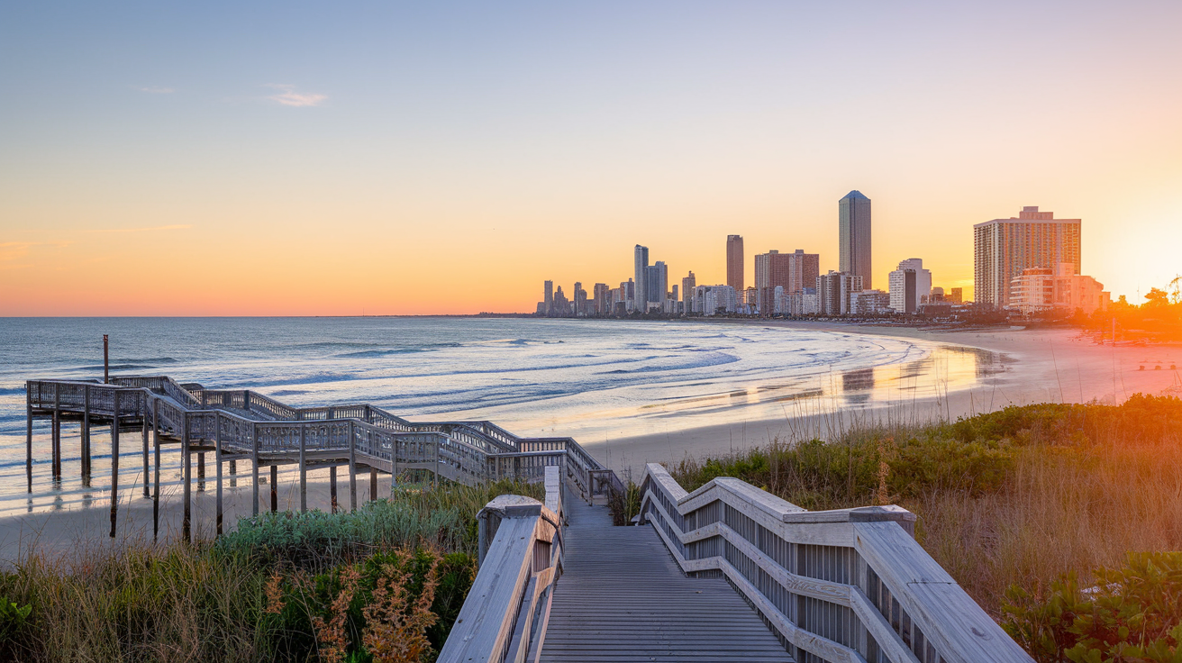 How Far Is Myrtle Beach from BQK Airport?