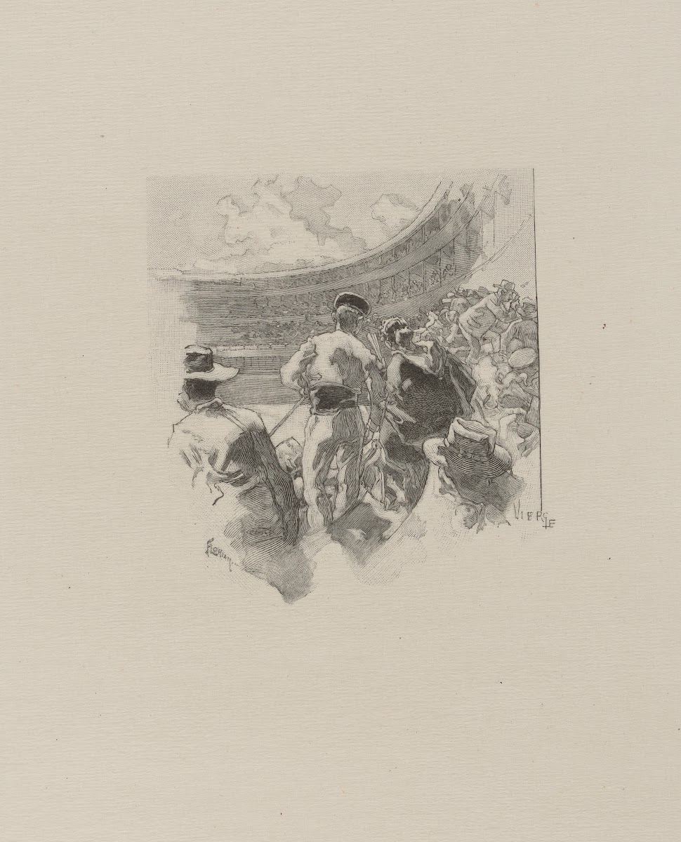 Audience at a bull fight