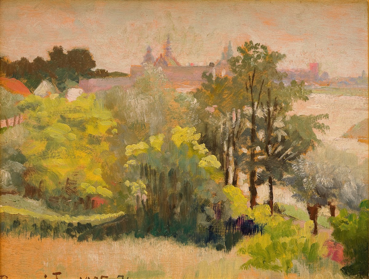 View of Krakow from Zwierzyniec 1905