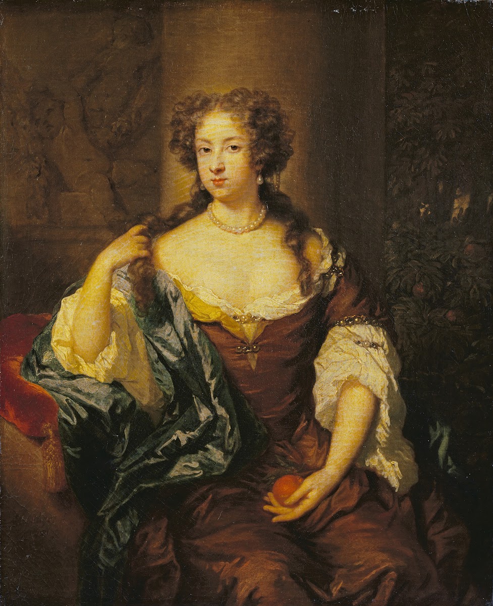 Portrait of a Lady with an Orange 1681