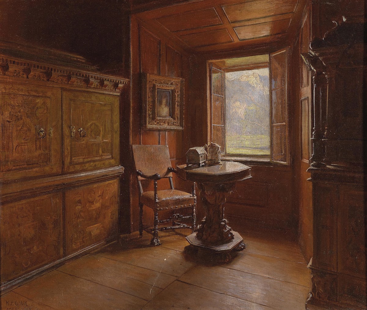 Blick aus dem Fenster 1908