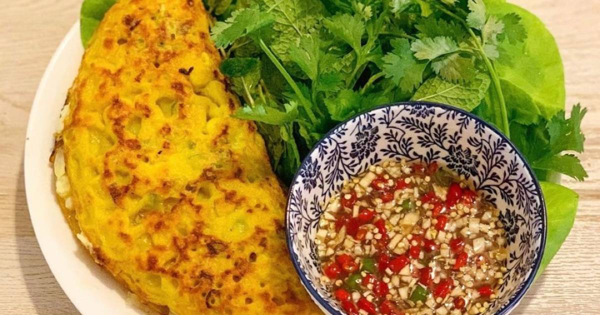 Bánh xèo phiên bản keto