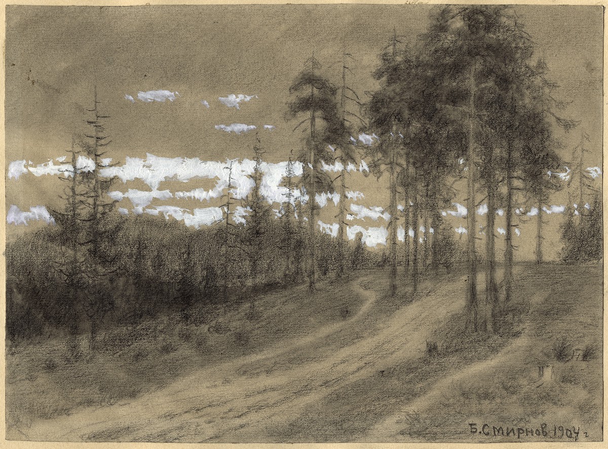 The Great Road in the Baikal Mountains 1904
