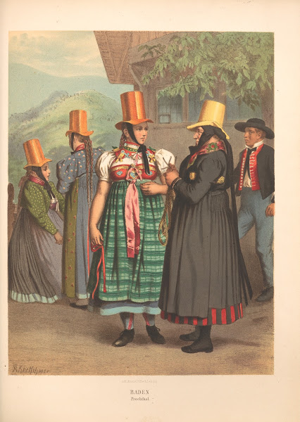Deutsche Volkstrachten Pl50 1870